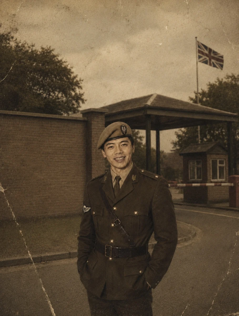 Dr. Ken To in military uniform, reflecting his background as a former Army officer and Royal Military Academy Sandhurst-trained officer.